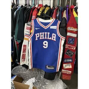 Size Youth S(8-9yo)- Nike Philadelphia 76ers Dario Saric #9 Home Jersey Blue
